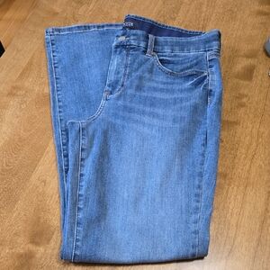 NYDJ Marilyn Straight Blue Jeans, M